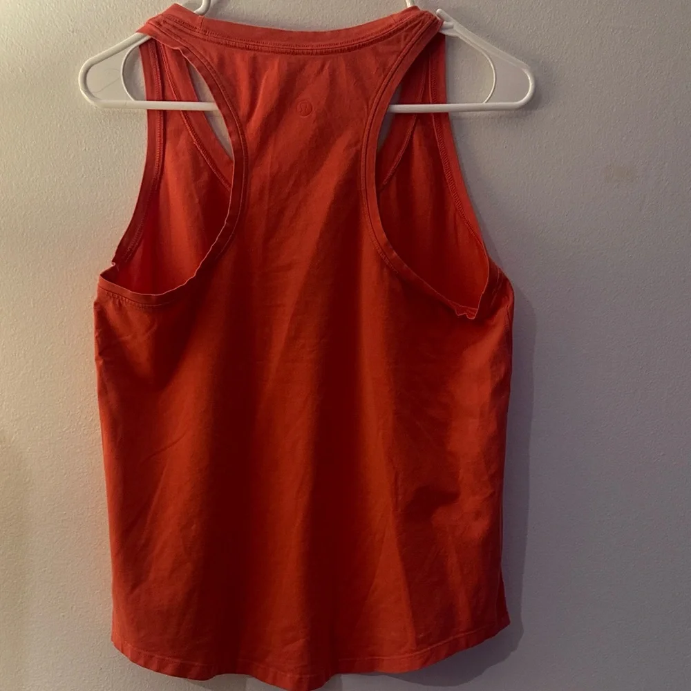 lululemon athletica Vibrant Orange Tank Top -Preloved